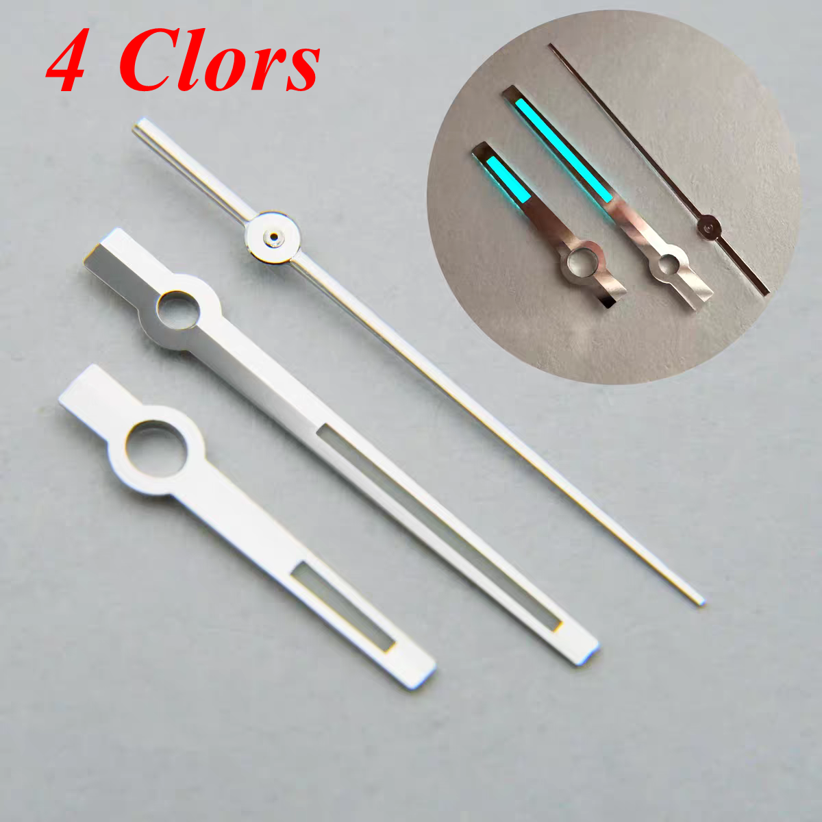 Luxury Watch Black - Luminous Watch Hands Dial Components Compatible