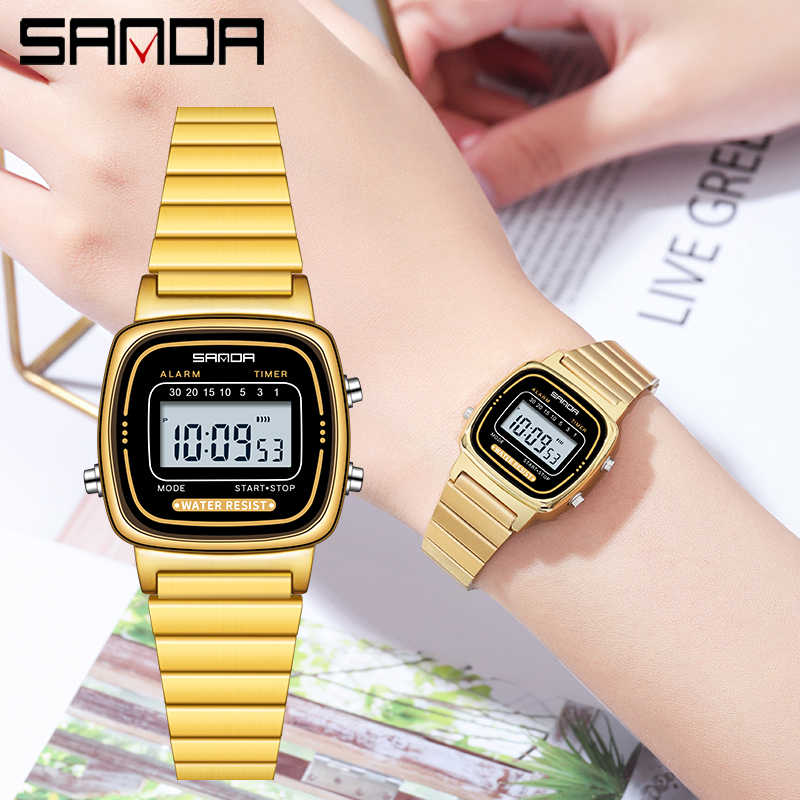 Luxury Watch Zone - SANDA Women Golden Classic Quartz Watch
