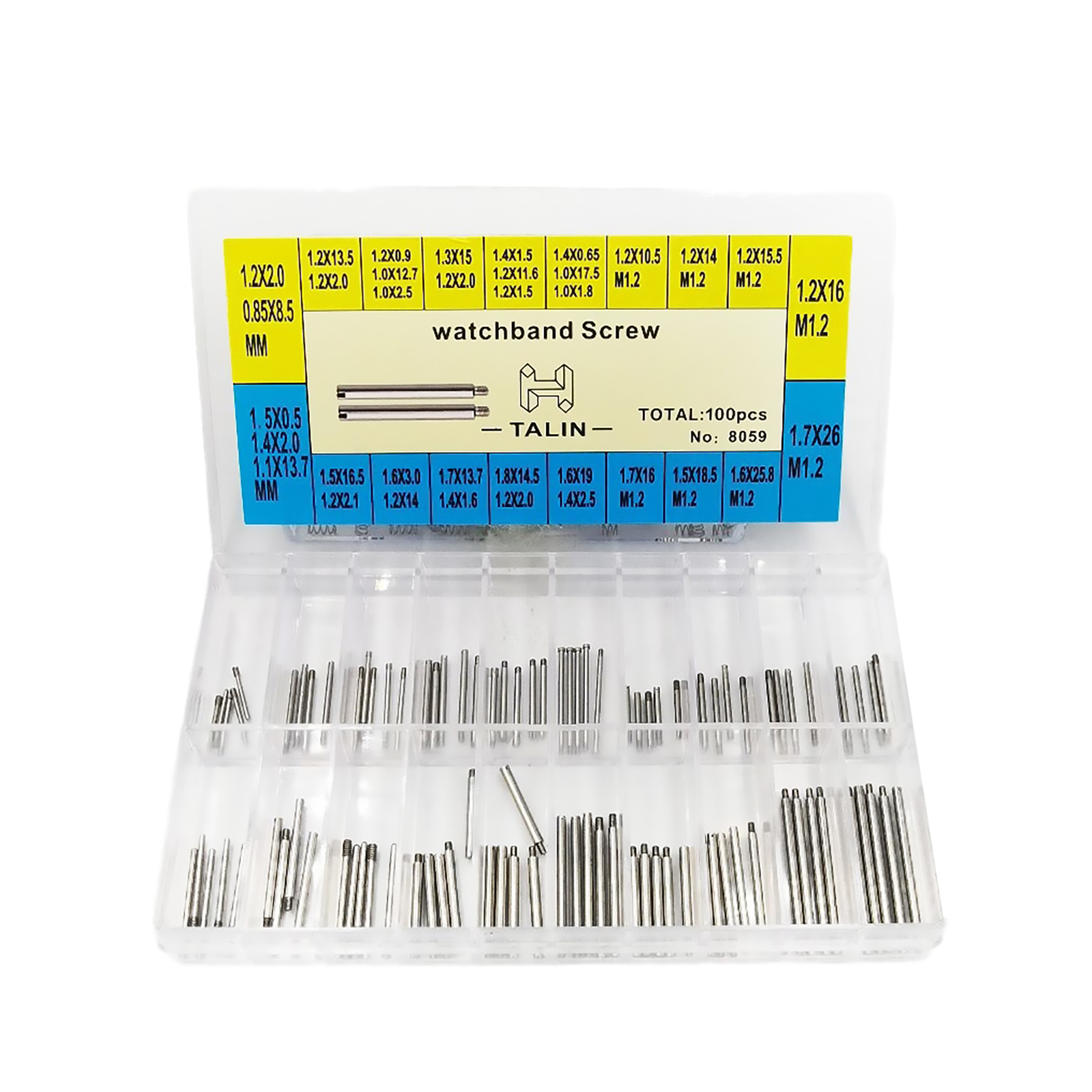 Luxury Watch Black - 100Pieces 20 Size Watch Screws Rod