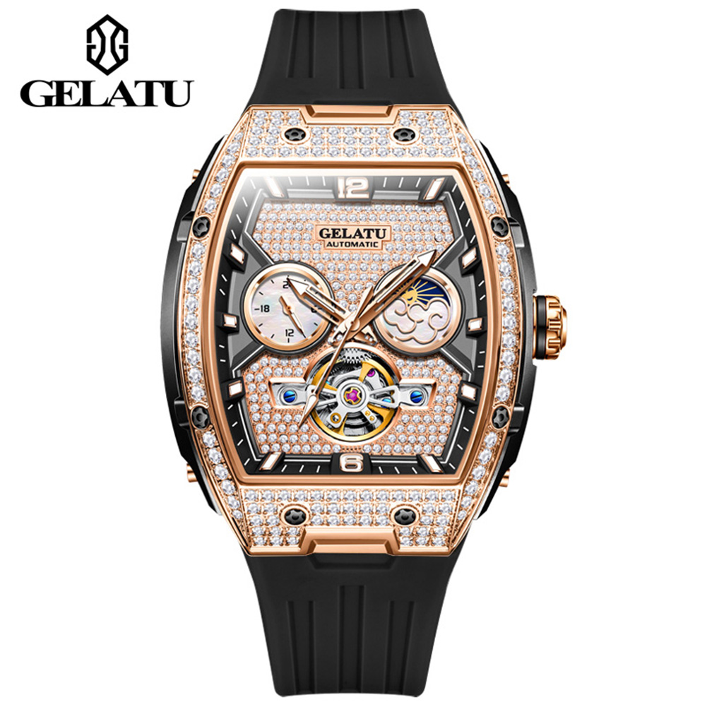 Luxury Watch Zone - GELATU 6016 Luxury Ladies' Watch Flywheel