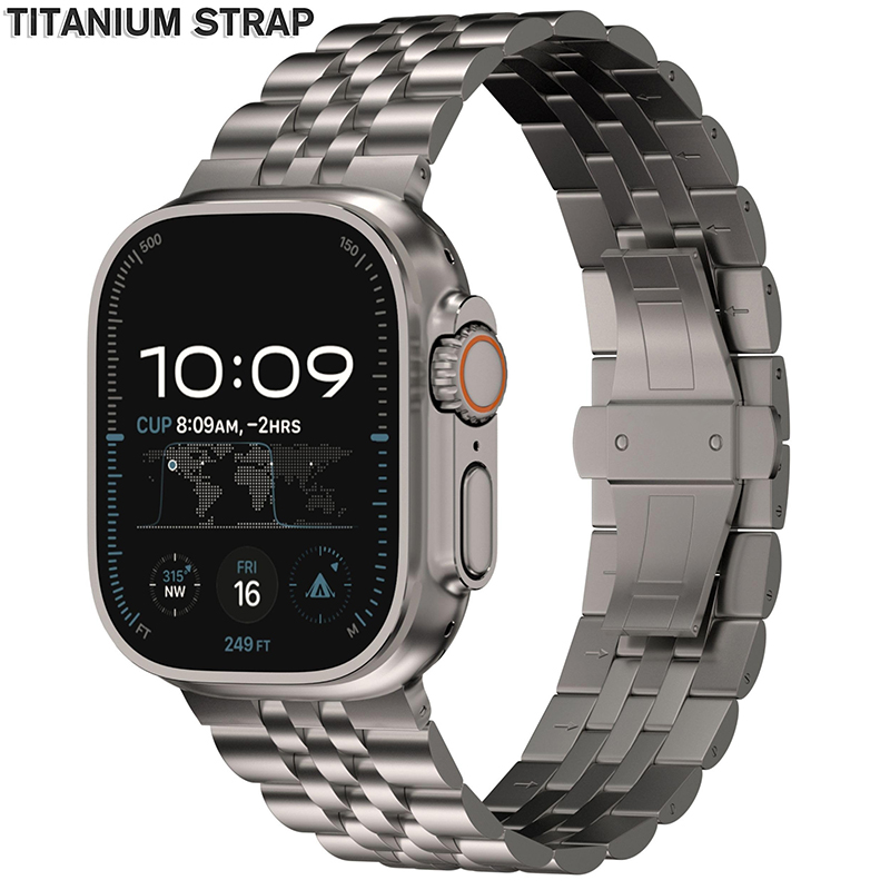 Luxury Watch Ap - Luxury Titanium Strap for Apple Watch