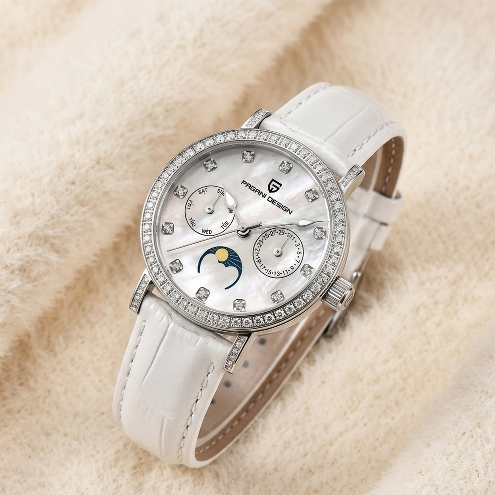 Luxury Watch In Usa - PAGANI DESIGN Women Quartz Watch Mop
