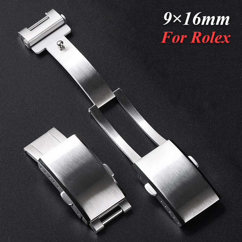 Luxury Watch Black - Solid Stainless Steel Watch Clasp for