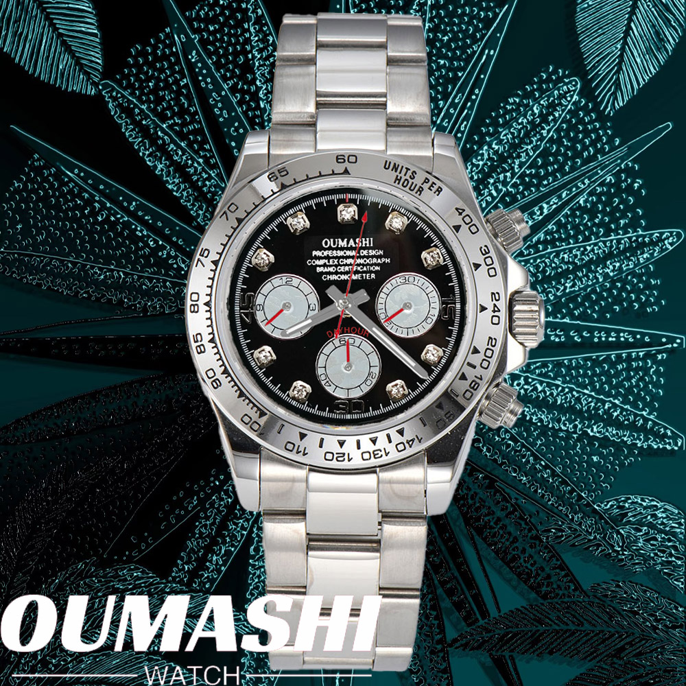 Luxury Watch Zone - Luxury VK63 WATCH 39.3mm quartz Chronograph