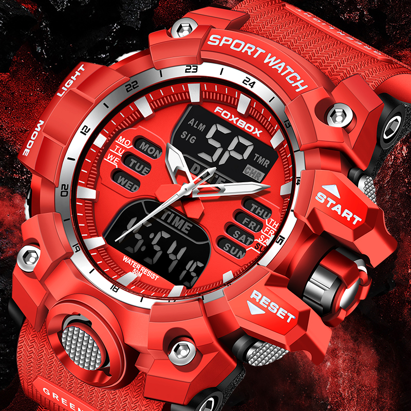 Luxury Watch Zone - FOXBOX Military Watch for Men LIGE