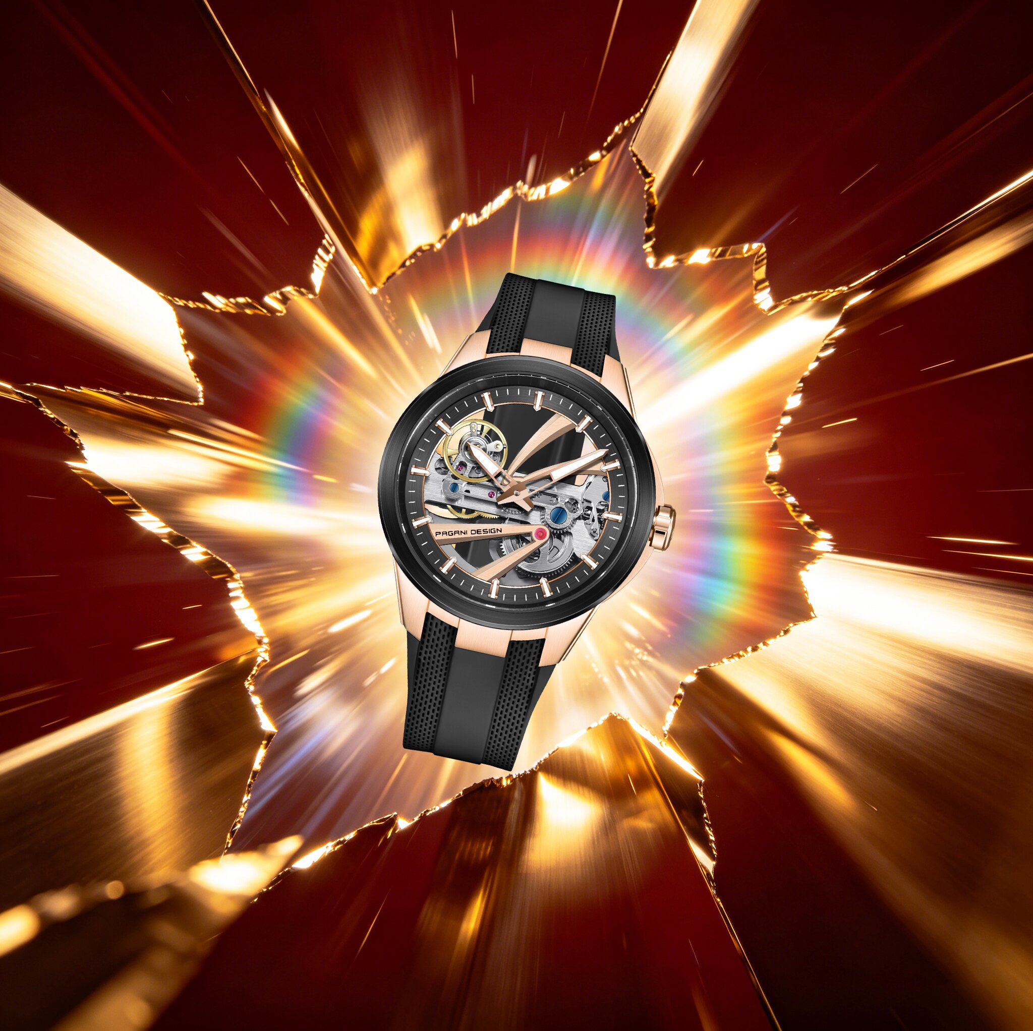 PAGANI DESIGN Extraordinary De - Tourbillon Movement Watch reseña y precio