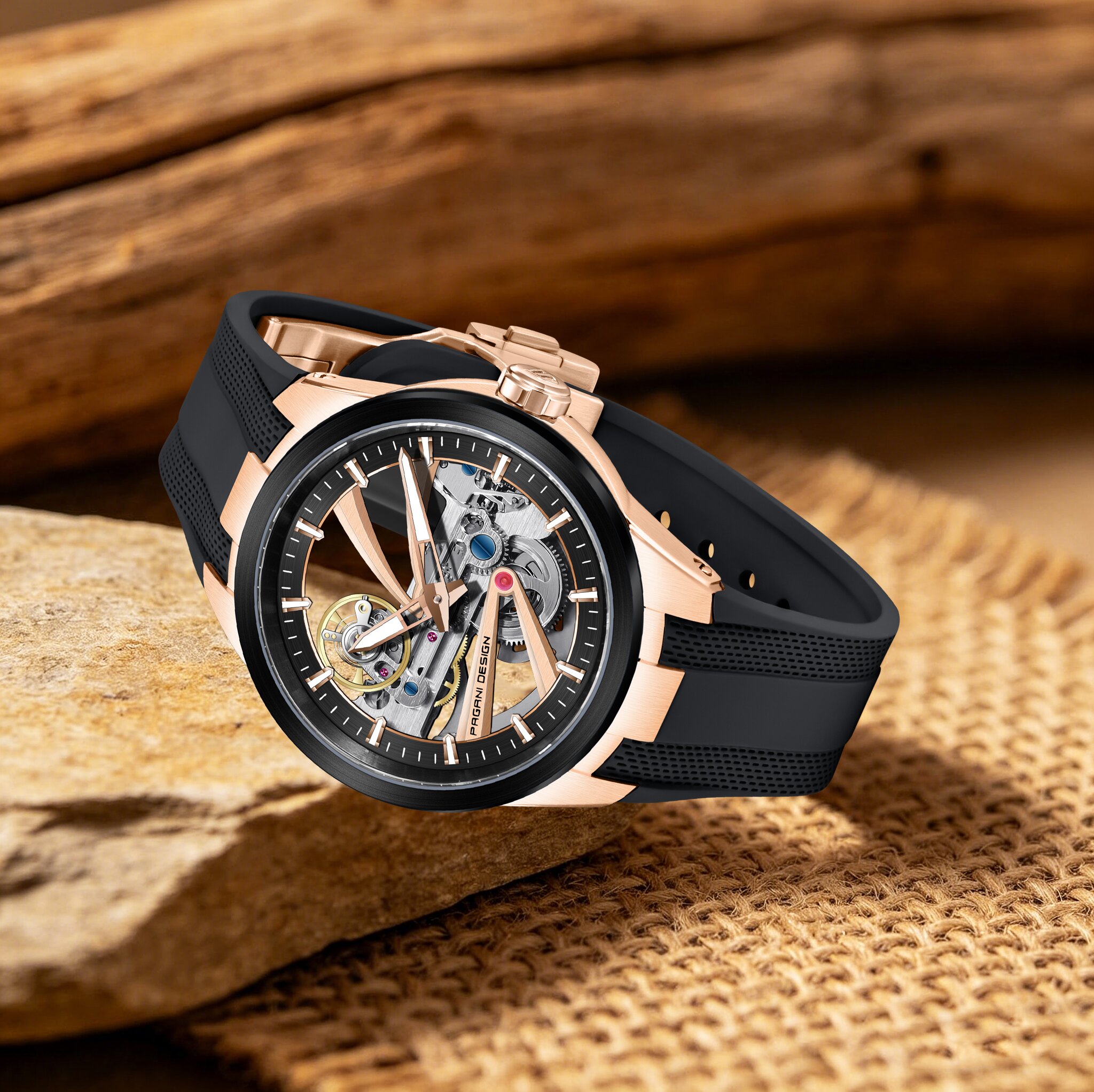 PAGANI DESIGN Extraordinary De - Tourbillon Movement Watch reseña y precio