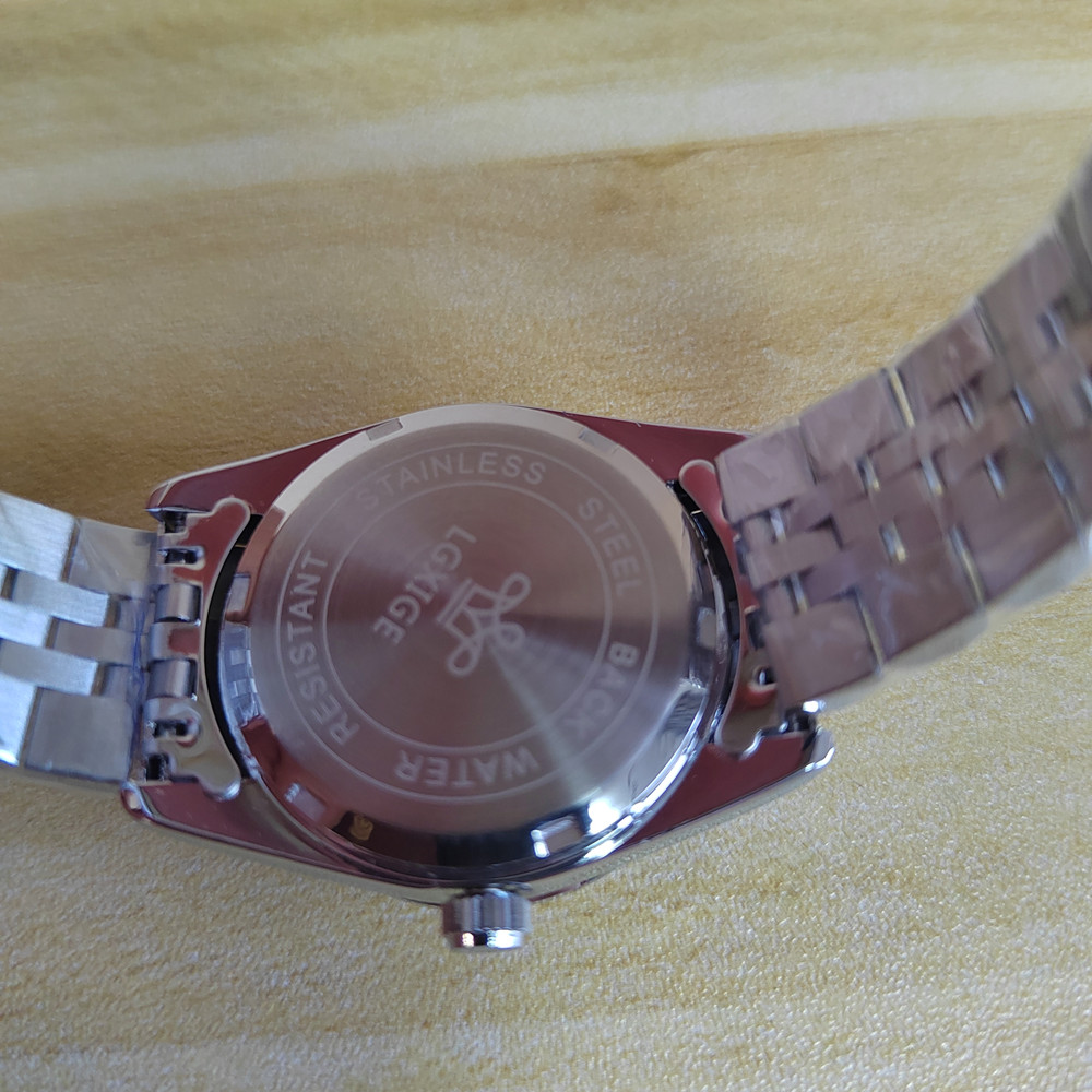 LGXIGE Crystal Women Bracelet  - Luxury Watch Black reseña y precio