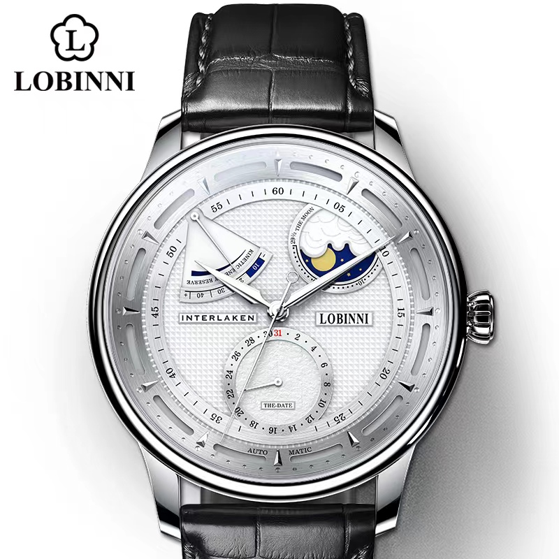 Lobinni Moon Phase Seagull Wat - Minute Repeater Watch reseña y precio