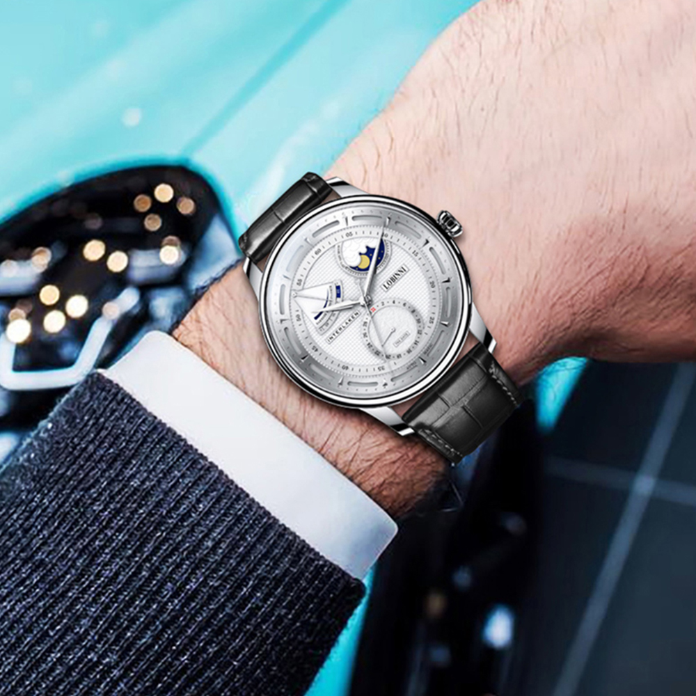 Lobinni Moon Phase Seagull Wat - Minute Repeater Watch reseña y precio