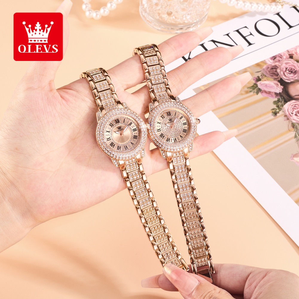OLEVS Luxury Fashion ladies' w - Luxury Watch In Usa reseña y precio