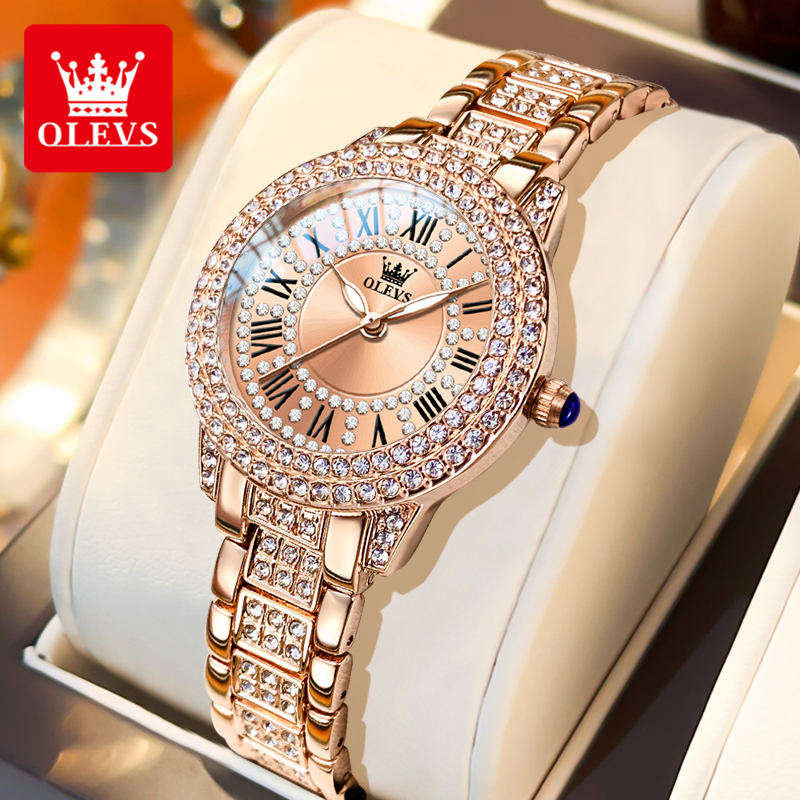 OLEVS Luxury Fashion ladies' w - Luxury Watch In Usa reseña y precio