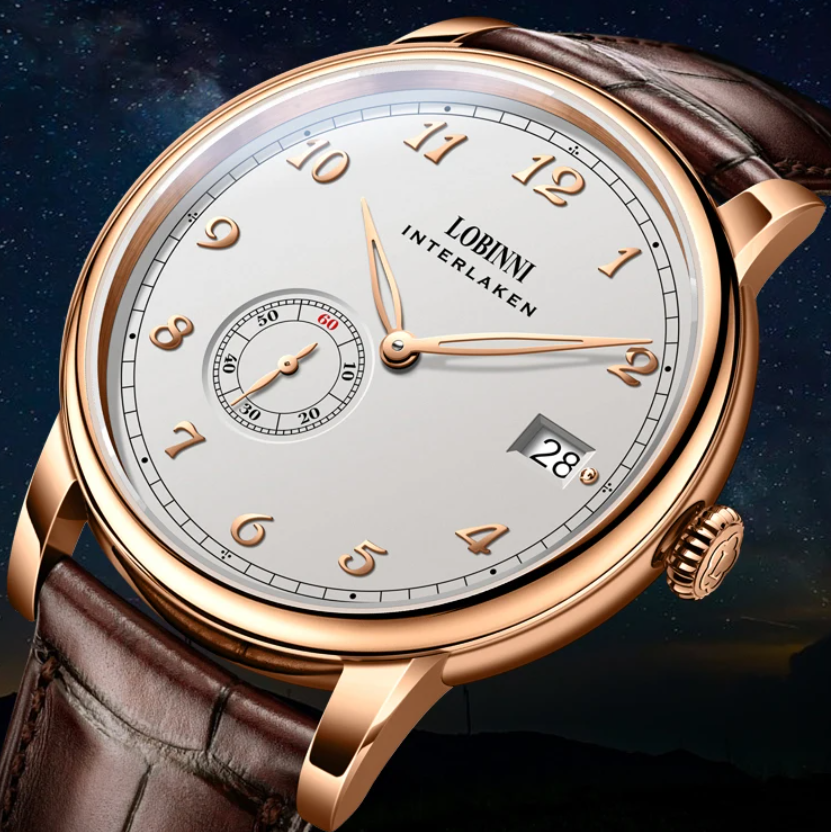 Lobinni Men Automatic Watch 40 - Minute Repeater Watch reseña y precio