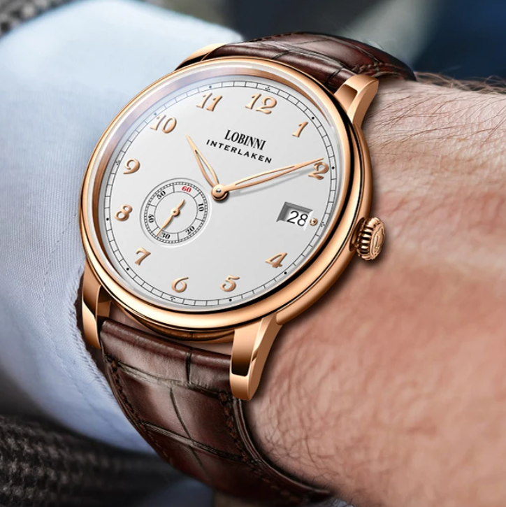 Lobinni Men Automatic Watch 40 - Minute Repeater Watch reseña y precio