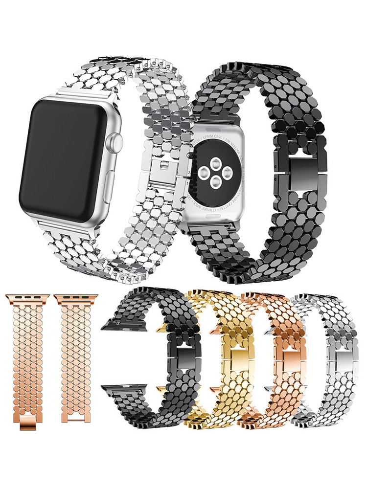 Stainless Steel Strap For Appl - Luxury Watch Ap reseña y precio