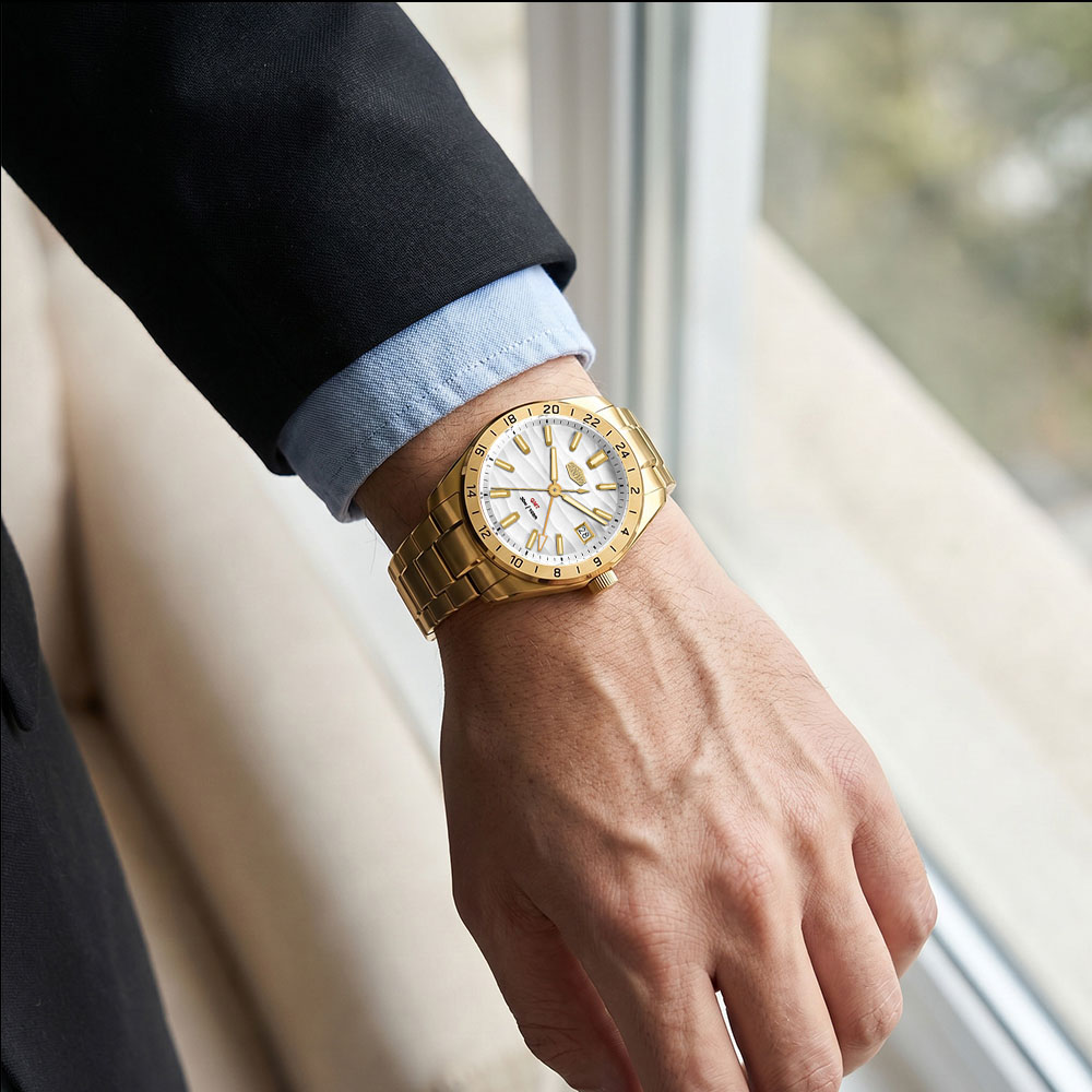 Quality Original GMT Men Clock - Luxury Watch Organizer reseña y precio