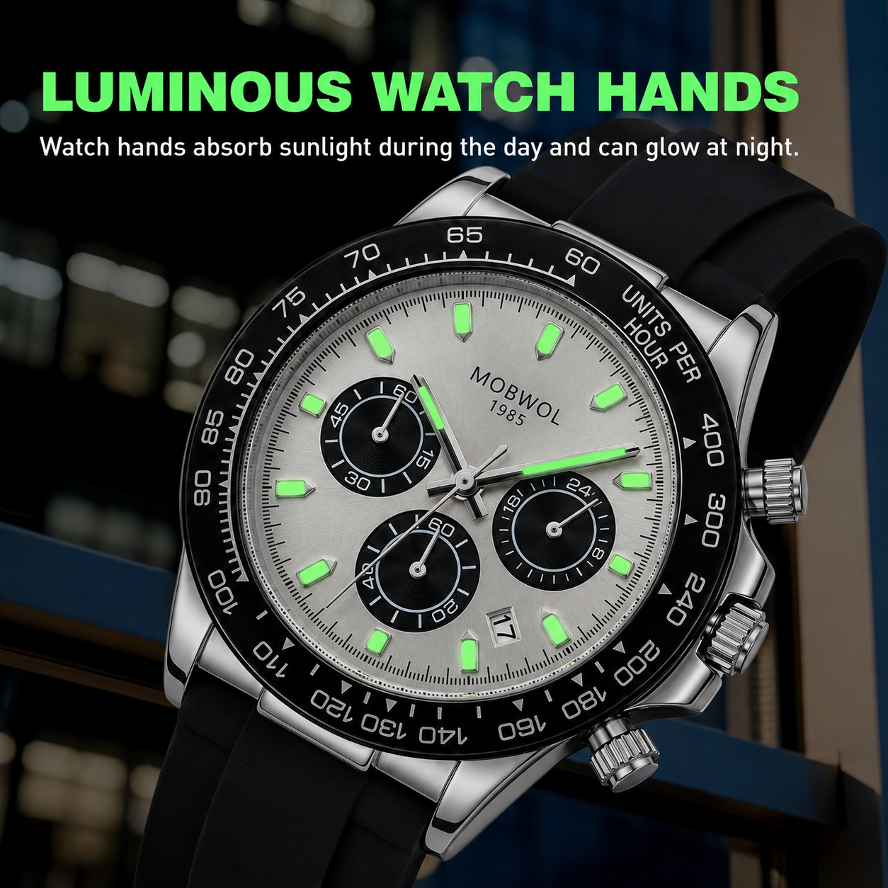 Hot Sale MOBWOL Luxury Men Qua - Luxury Watch On Sale reseña y precio