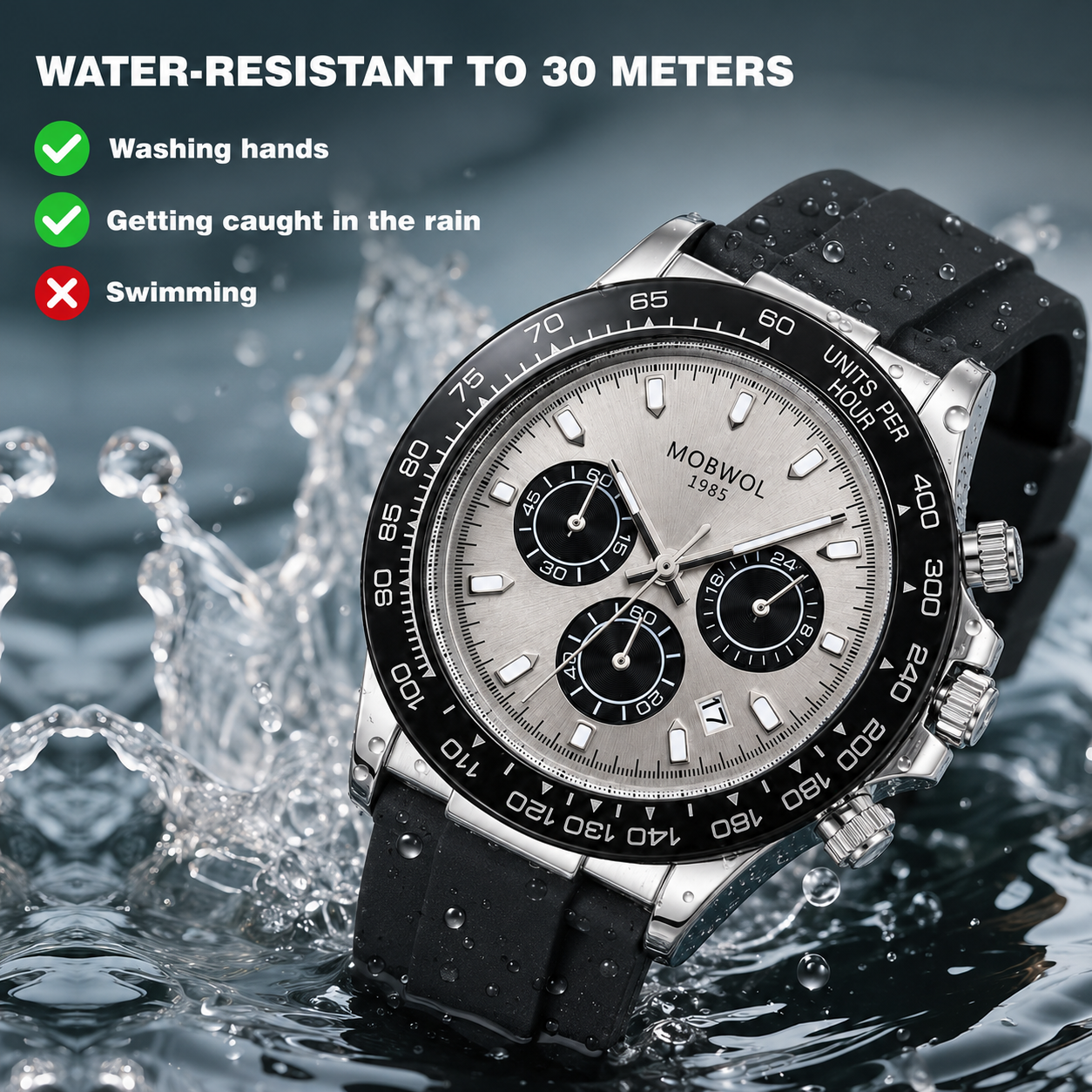 Hot Sale MOBWOL Luxury Men Qua - Luxury Watch On Sale reseña y precio
