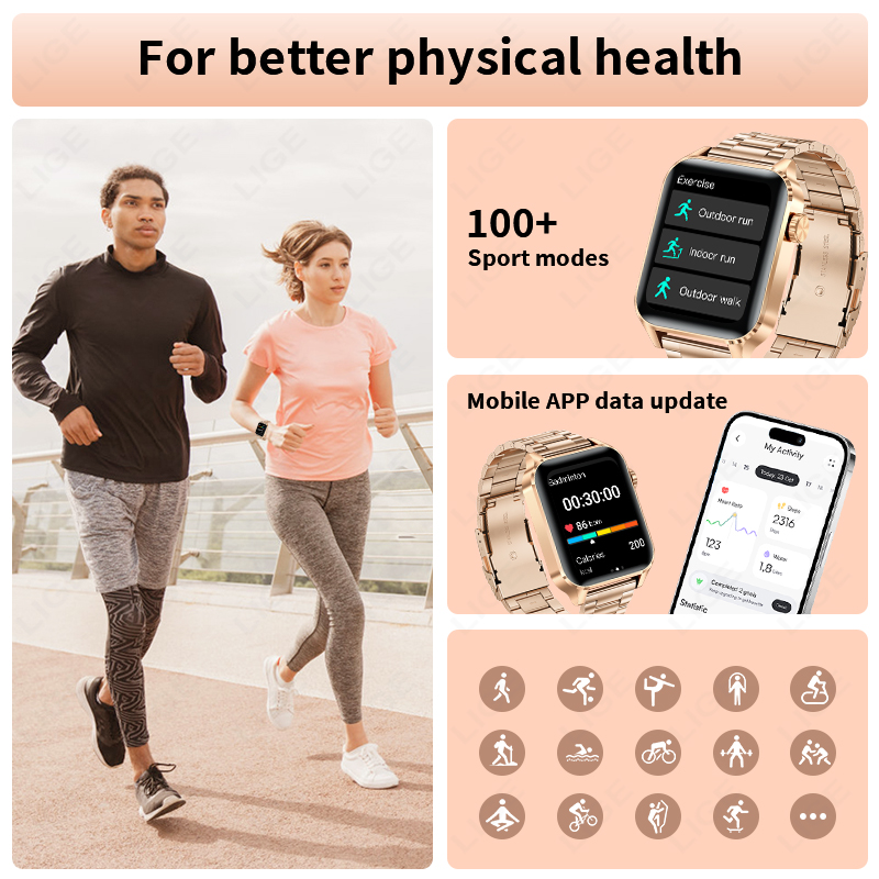 LIGE Smartwatch Sport Fitness  - Luxury Watch On Sale reseña y precio