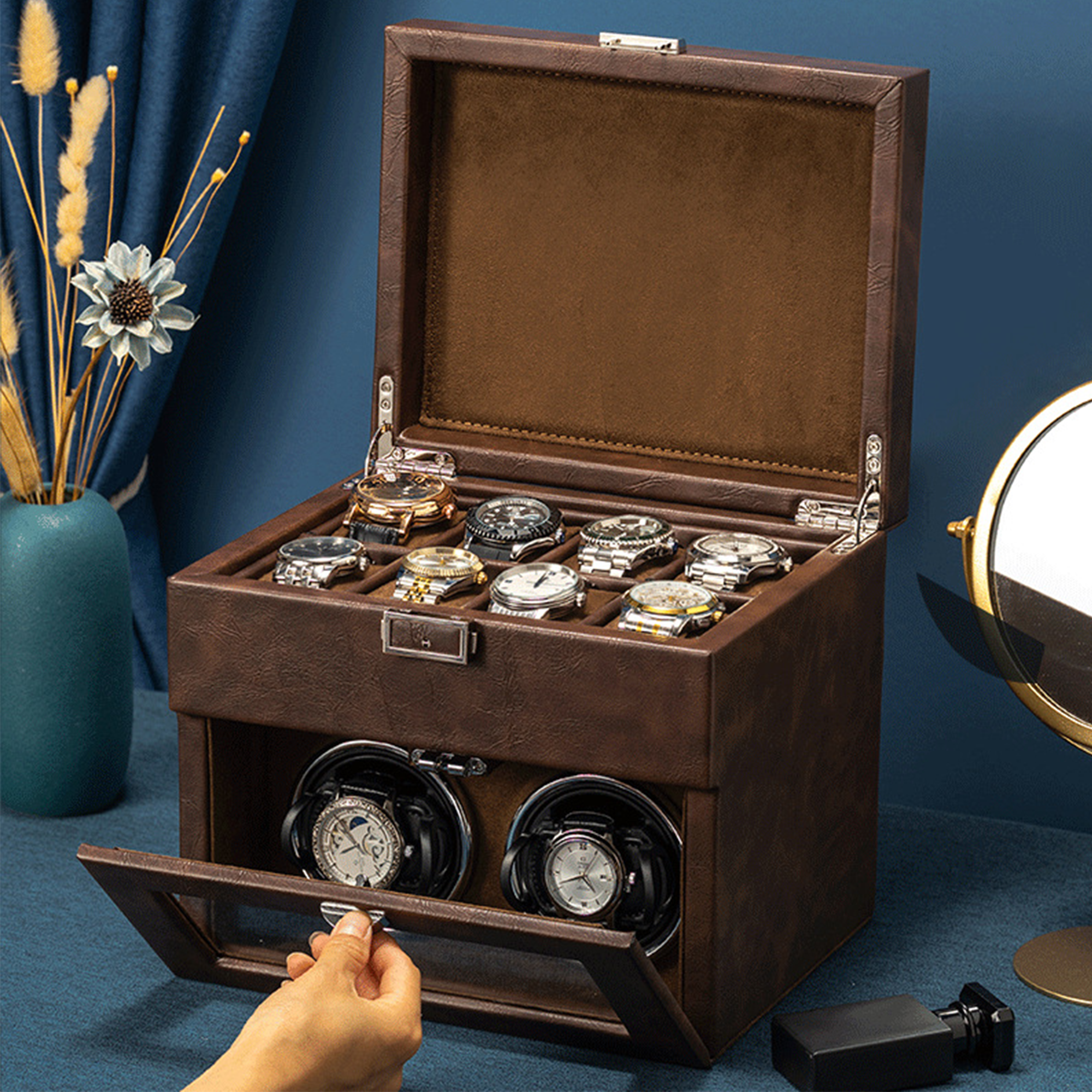 2+8 Watch Winder for Automatic - Quiet Luxury Watch Men reseña y precio