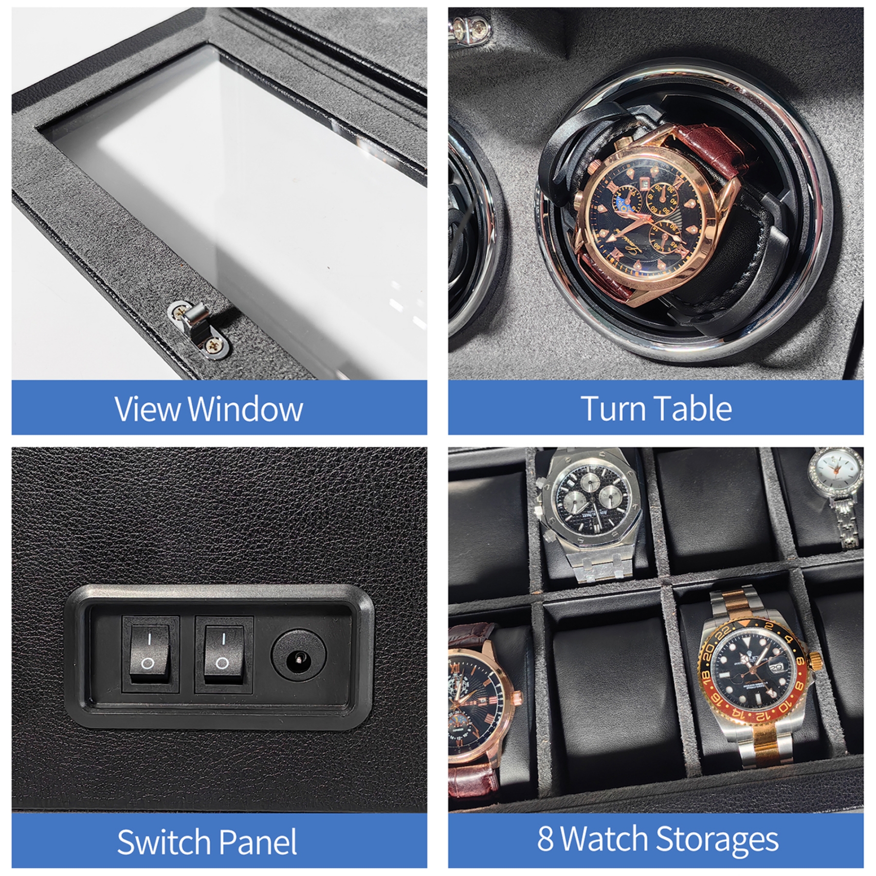 2+8 Watch Winder for Automatic - Quiet Luxury Watch Men reseña y precio