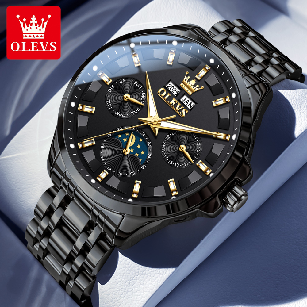 OLEVS 7070 Automatic Watch Men - Luxury Watch Zone reseña y precio