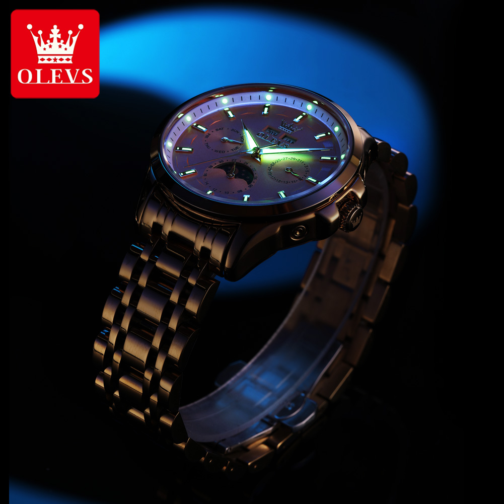 OLEVS 7070 Automatic Watch Men - Luxury Watch Zone reseña y precio