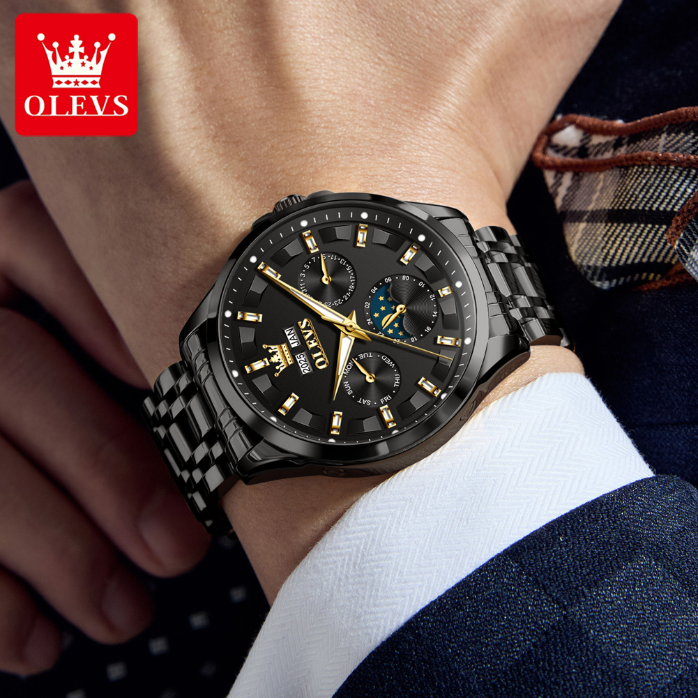 OLEVS 7070 Automatic Watch Men - Luxury Watch Zone reseña y precio