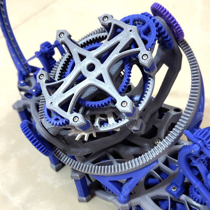 Random color 3d print tourbill - Tourbillon Movement Watch reseña y precio