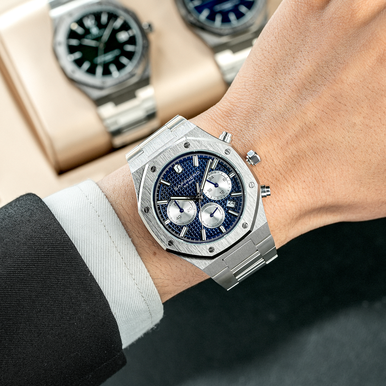 SAPPHERO Men's Watch Waterproo - Luxury Watch Ap reseña y precio