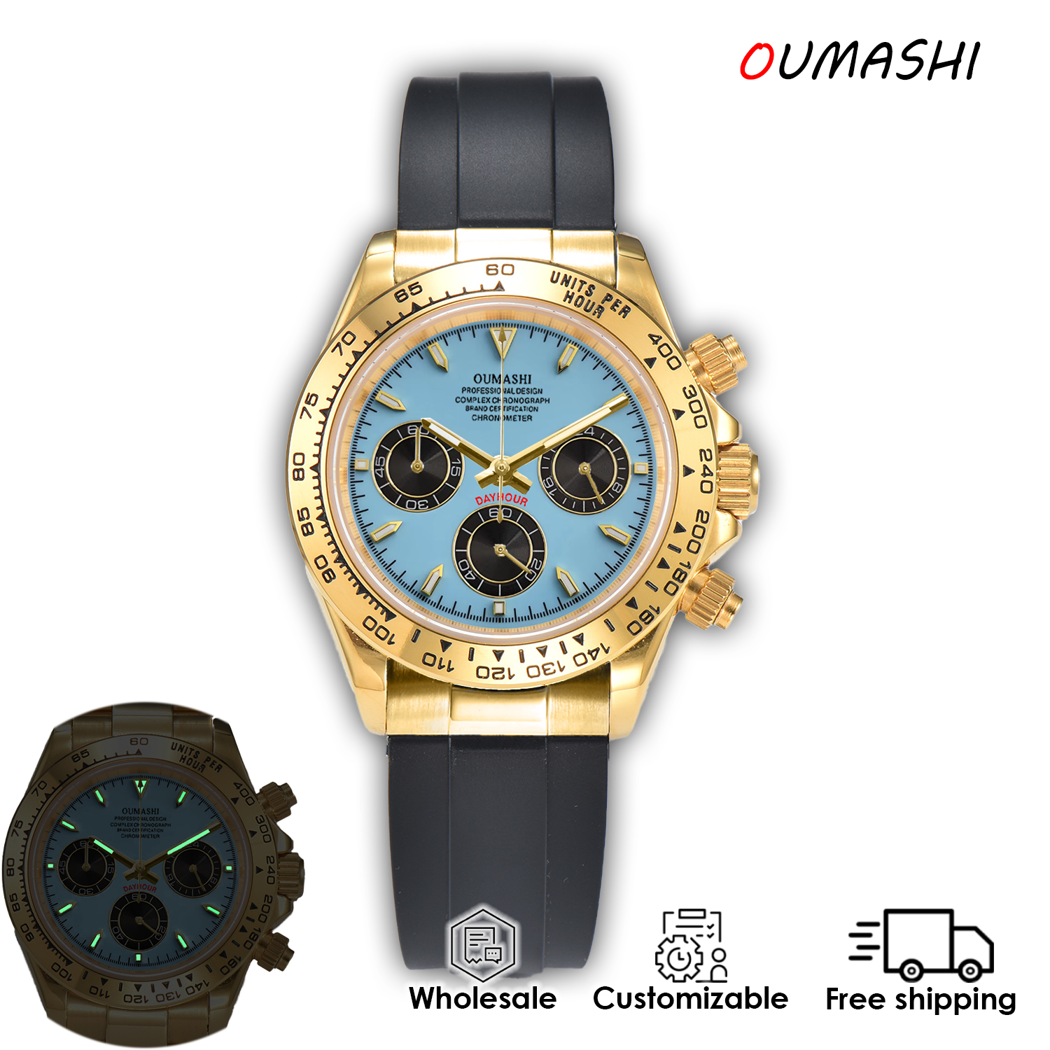39.5mm Luxury Chronograph Men' - Minute Repeater Watch reseña y precio