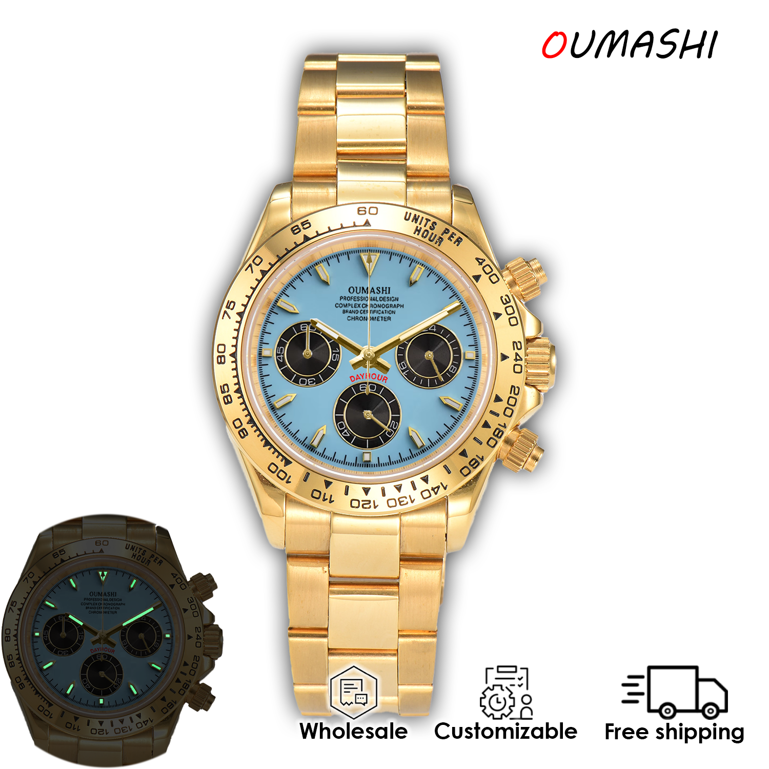39.5mm Luxury Chronograph Men' - Minute Repeater Watch reseña y precio