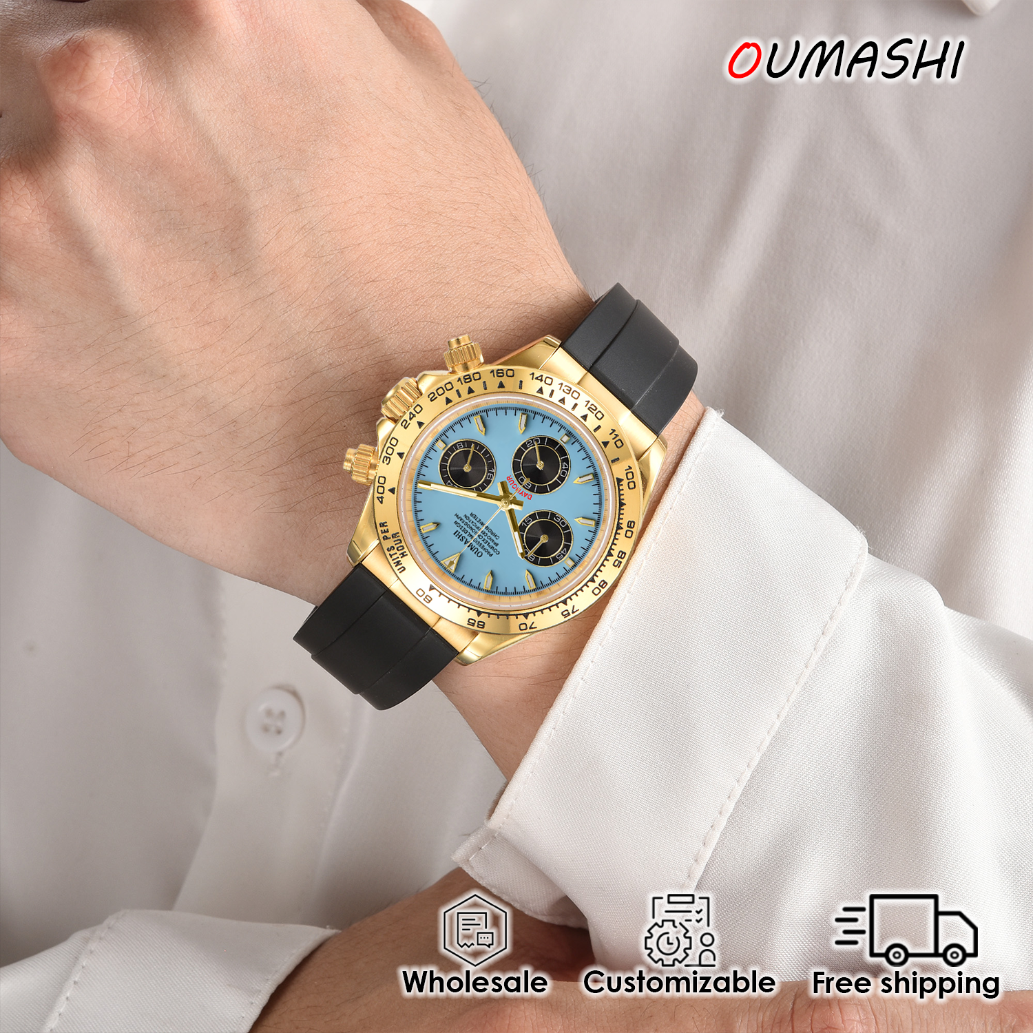 39.5mm Luxury Chronograph Men' - Minute Repeater Watch reseña y precio