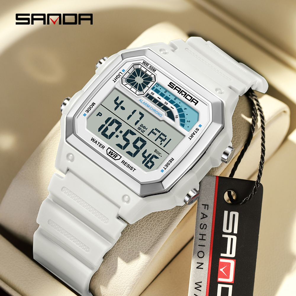 SANDA 6196 Men Electronic Watc - Minute Repeater Watch reseña y precio