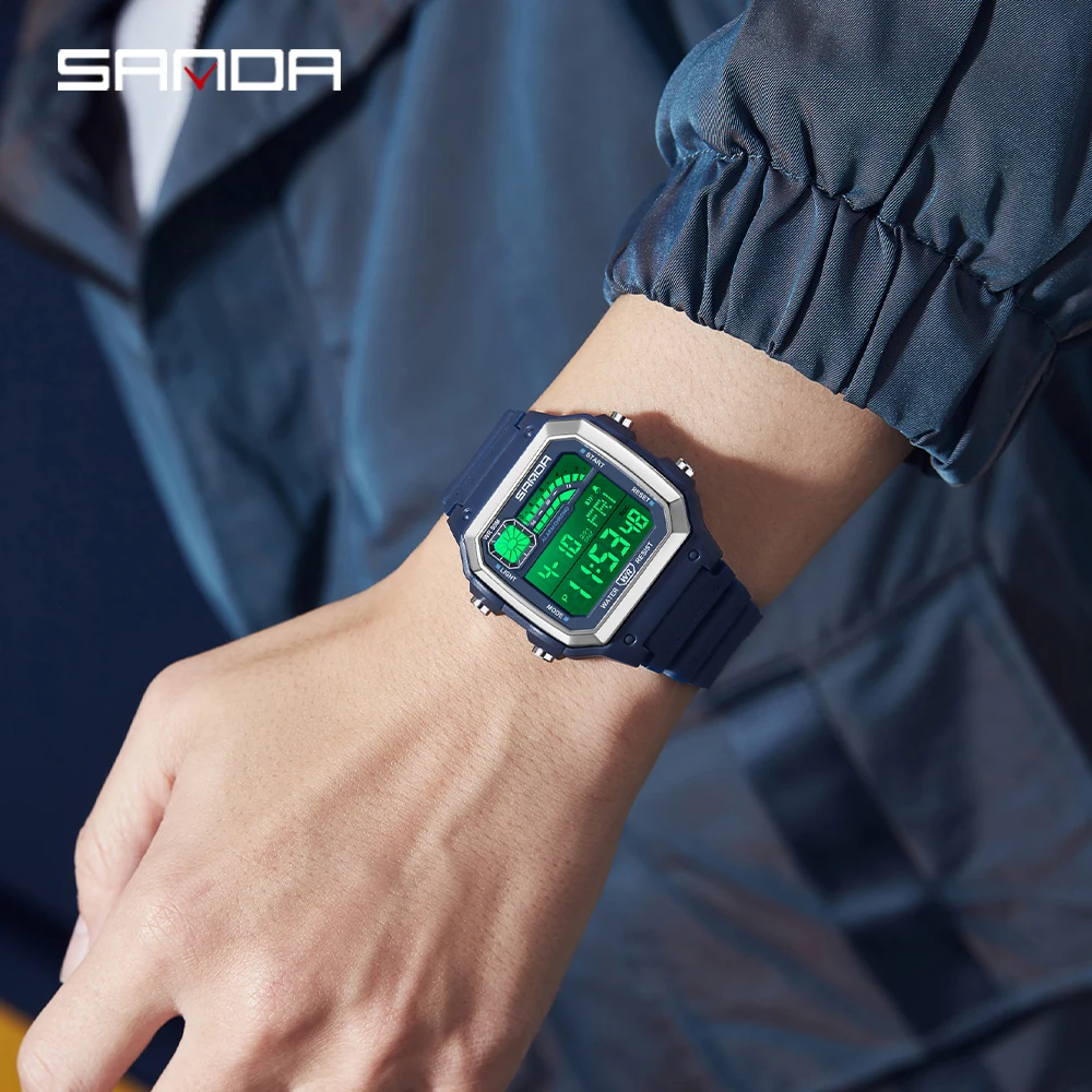 SANDA 6196 Men Electronic Watc - Minute Repeater Watch reseña y precio