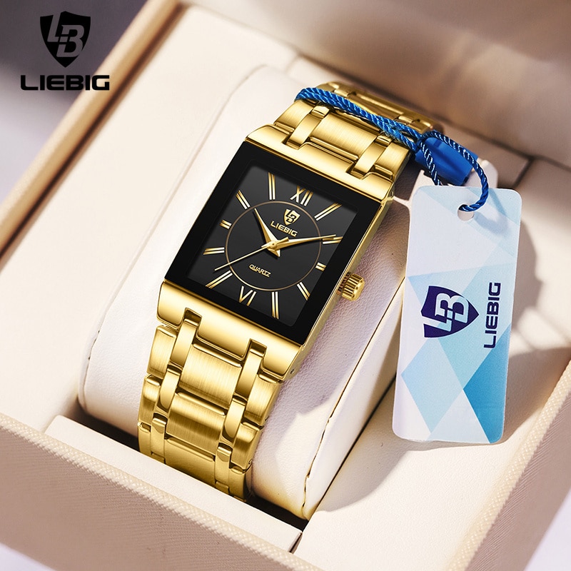 LiEBIG Luxury Golden Quartz Wr - Luxury Watch Life reseña y precio
