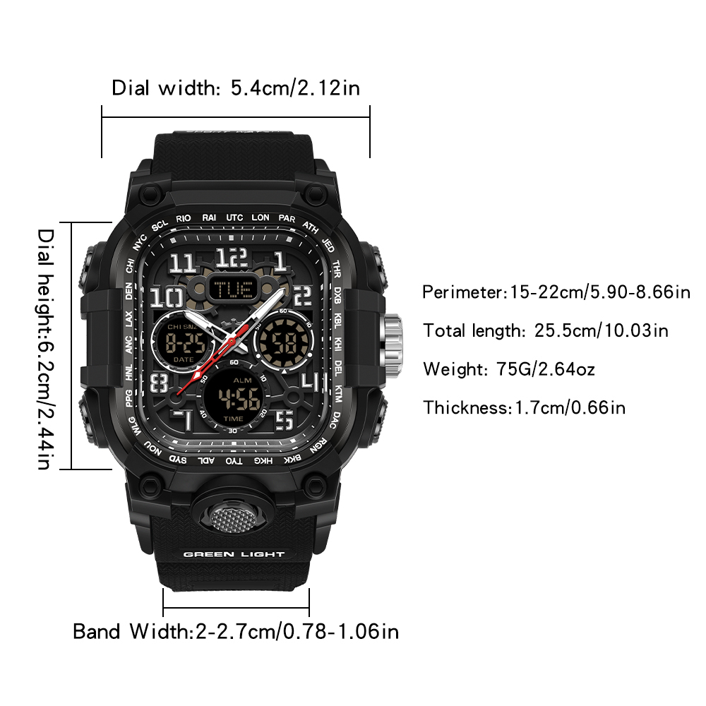 SANDA Brand Men's Luxury Water - Luxury Watch Zone reseña y precio