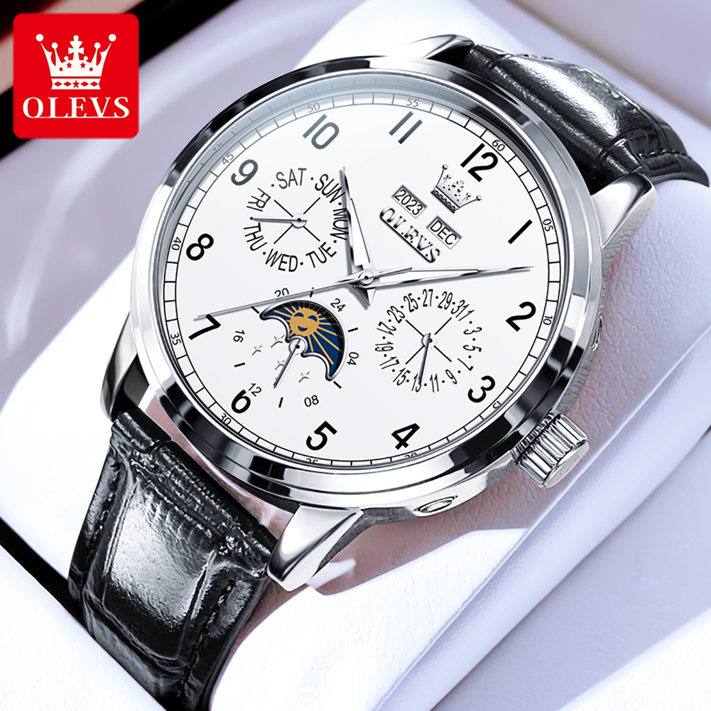 OLEVS 6698 Mens Watch Luxury D - Minute Repeater Watch reseña y precio