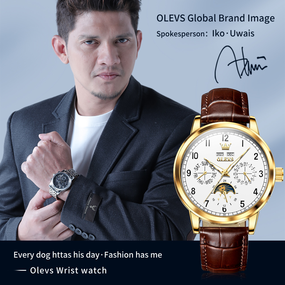 OLEVS 6698 Mens Watch Luxury D - Minute Repeater Watch reseña y precio