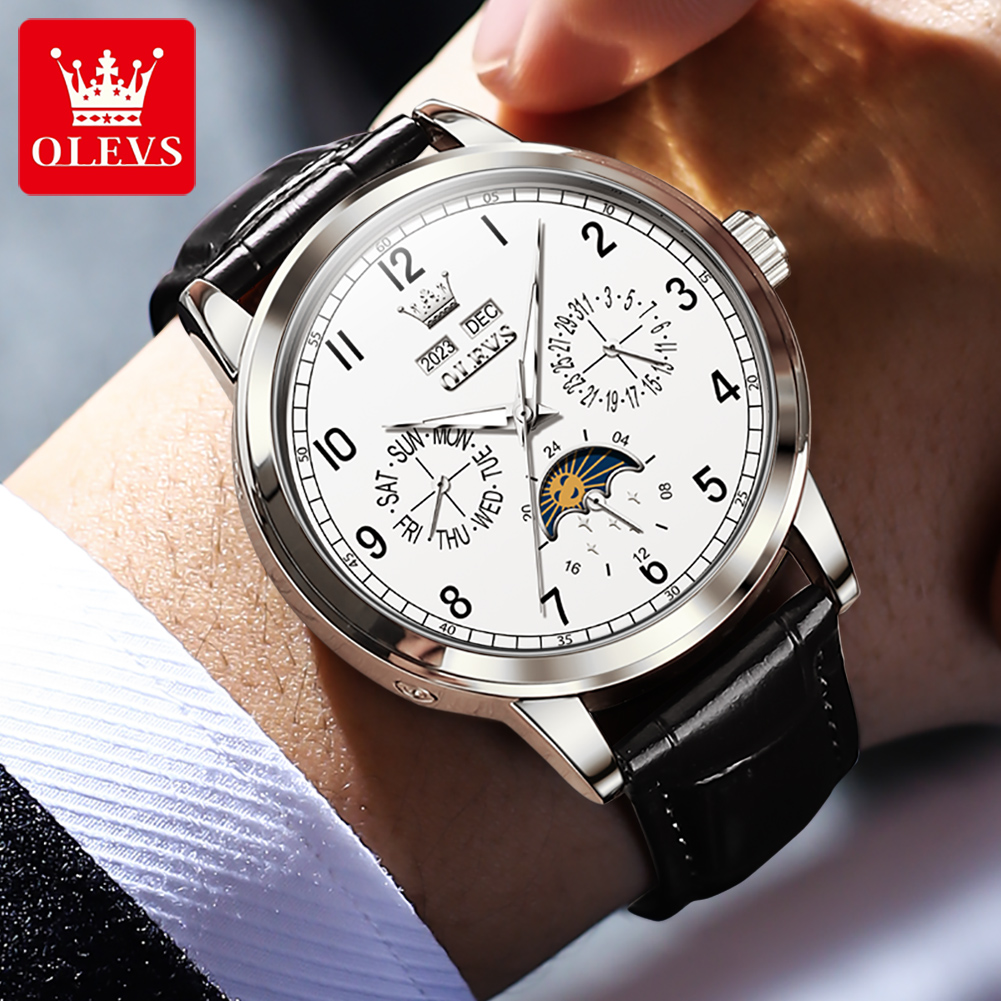 OLEVS 6698 Mens Watch Luxury D - Minute Repeater Watch reseña y precio