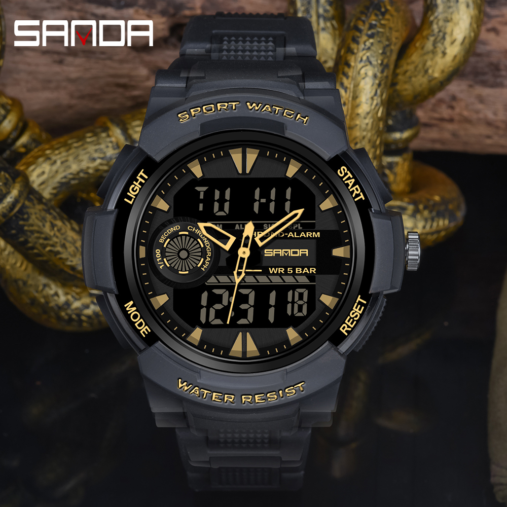 SANDA 6002 Luxury Dual Display - Luxury Watch Zone reseña y precio