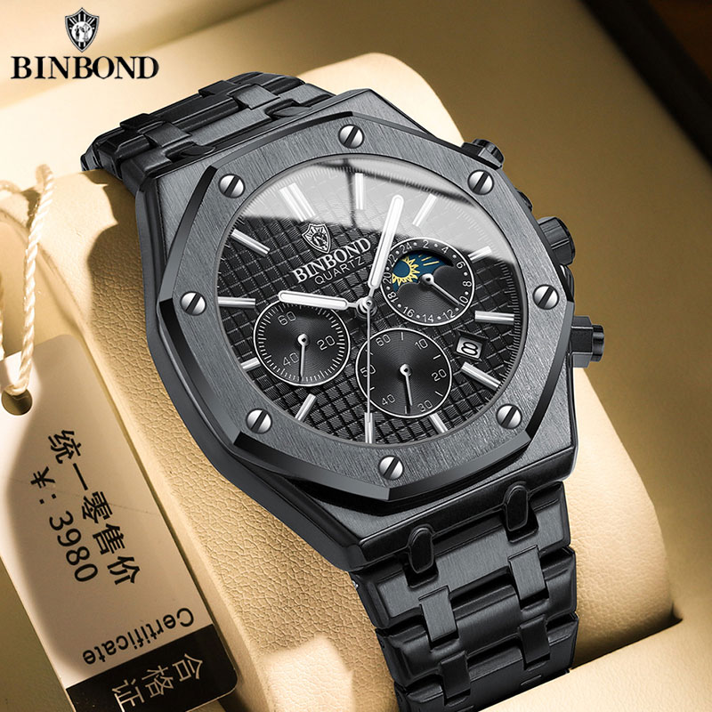 BINBOND Quality Men Watch Luxu - Luxury Watch Ap reseña y precio