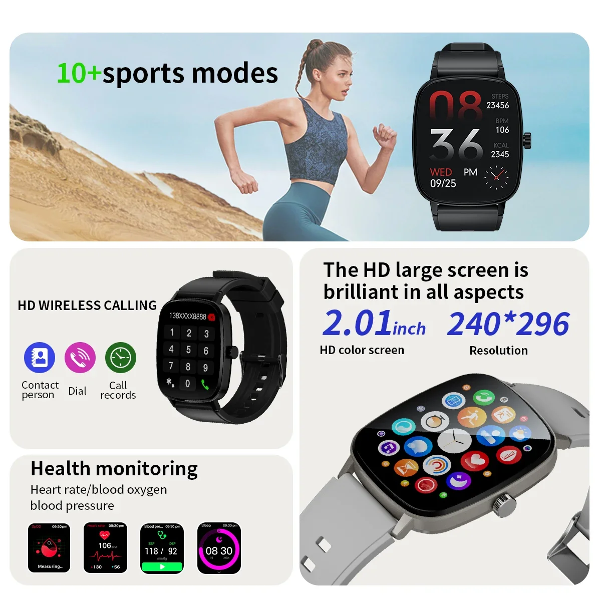 Electronic Smartwatches Wirele - Luxury Watch On Rubber Strap reseña y precio