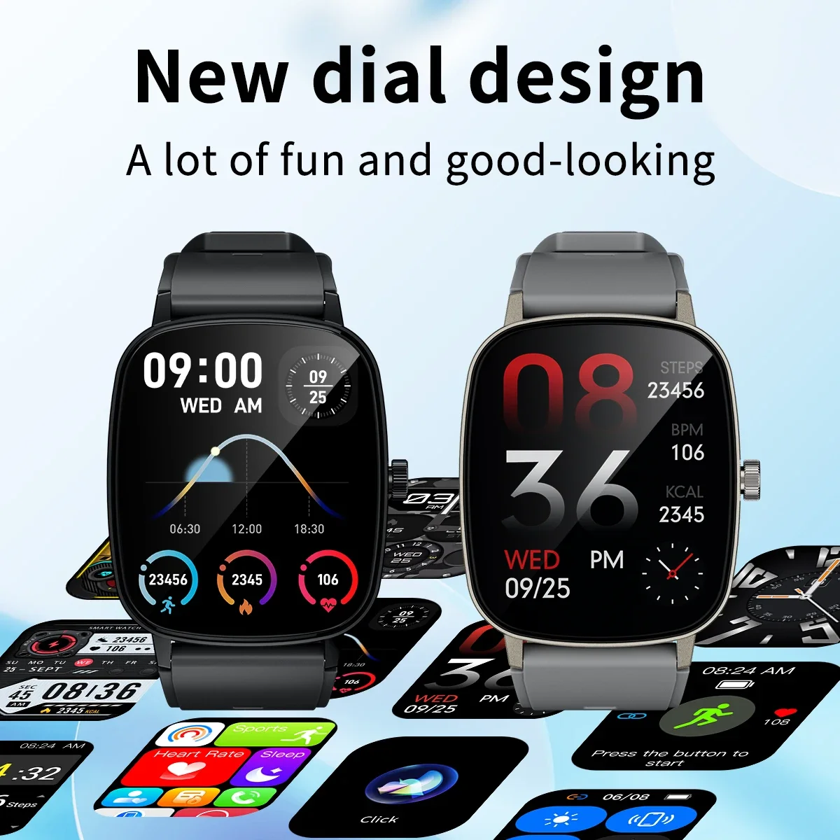 Electronic Smartwatches Wirele - Luxury Watch On Rubber Strap reseña y precio