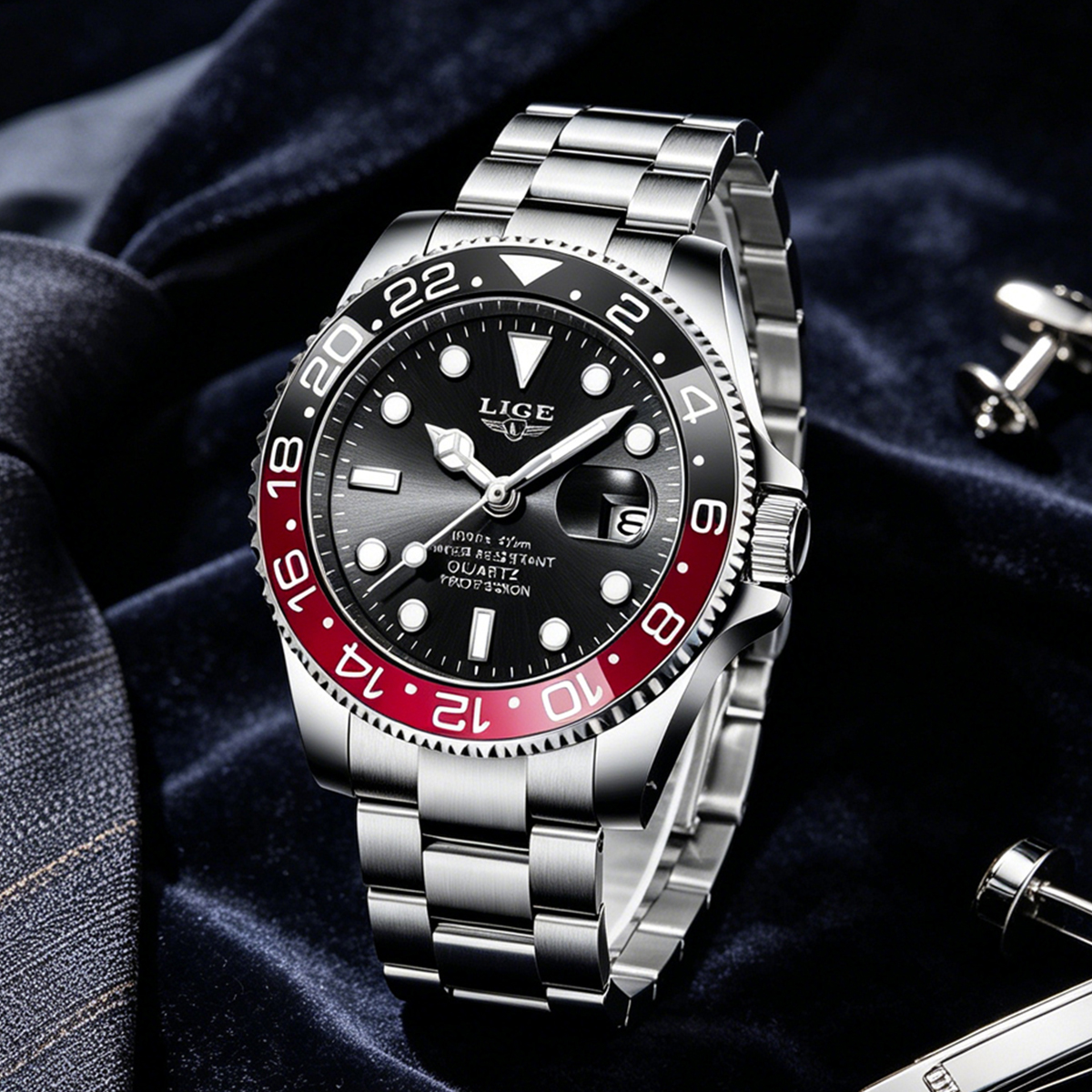 LIGE New Luxury Couple Watches - Luxury Watch Organizer reseña y precio