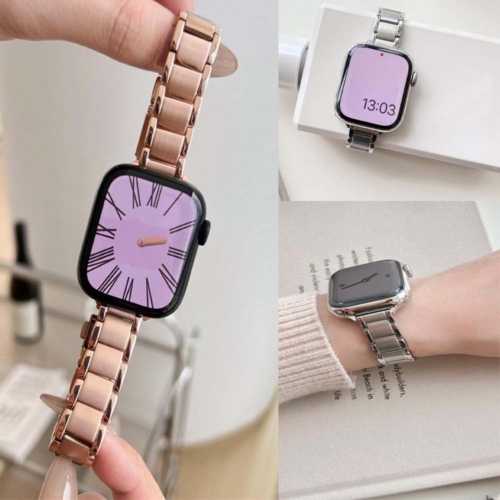 Slim Metal Band For Apple Watc - Luxury Watch Ap reseña y precio