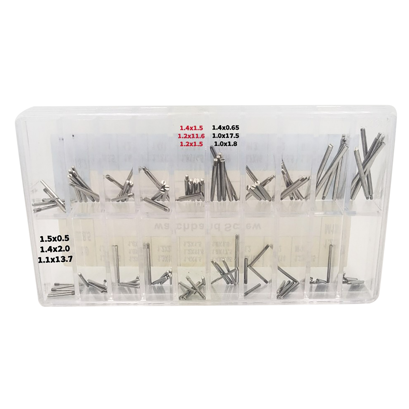 100Pieces 20 Size Watch Screws - Luxury Watch Black reseña y precio