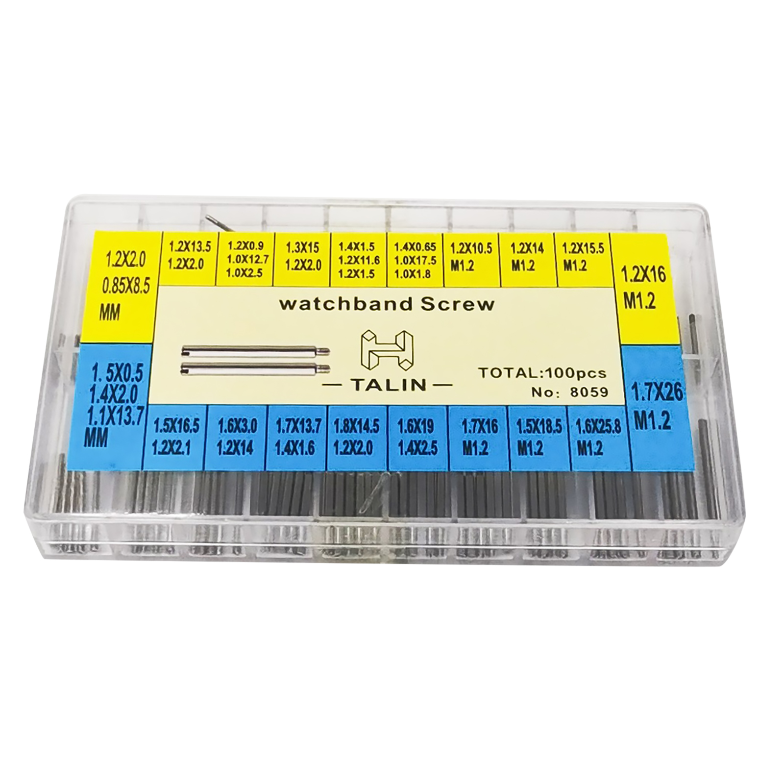 100Pieces 20 Size Watch Screws - Luxury Watch Black reseña y precio