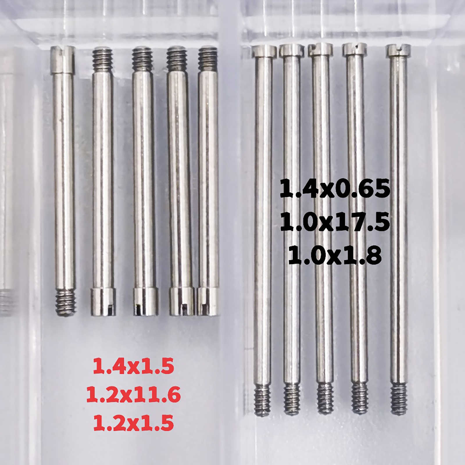 100Pieces 20 Size Watch Screws - Luxury Watch Black reseña y precio
