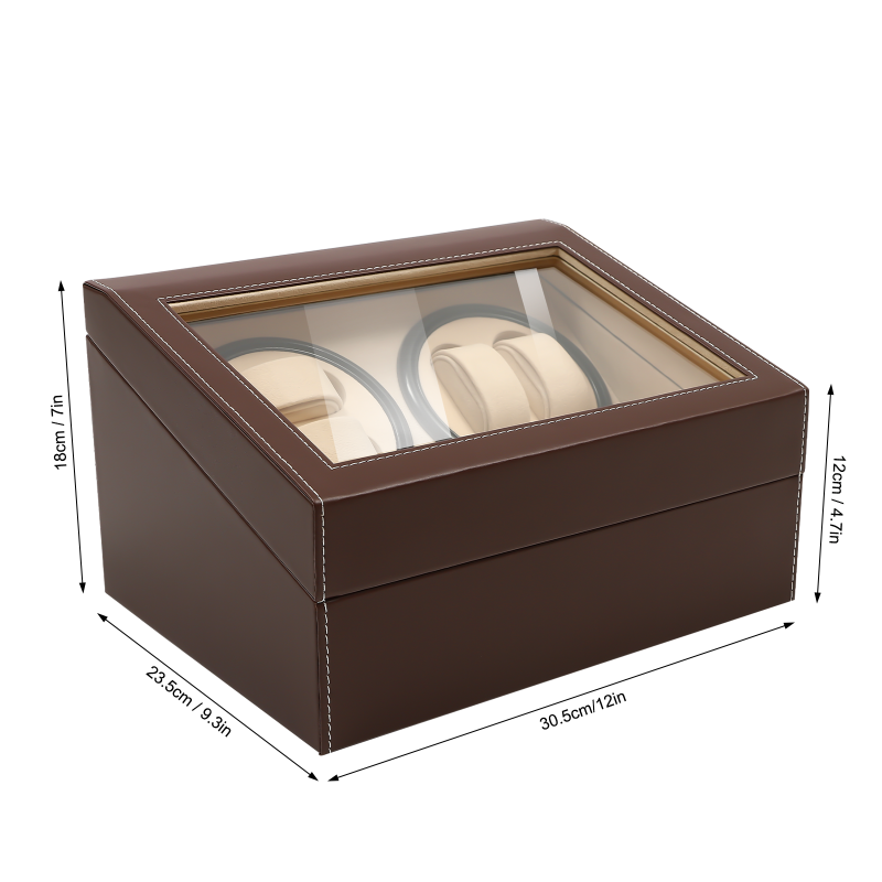 4 Slots Automatic Watch Winder - Quiet Luxury Watch Men reseña y precio